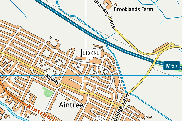 L10 6NL map - OS VectorMap District (Ordnance Survey) L10 6NL map - OS VectorMap District (Ordnance Survey)