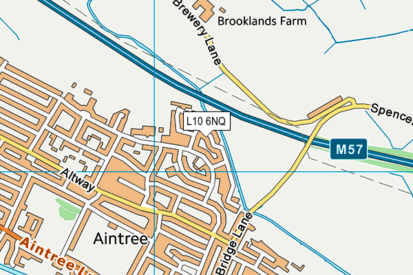 L10 6NQ map - OS VectorMap District (Ordnance Survey) L10 6NQ map - OS VectorMap District (Ordnance Survey)