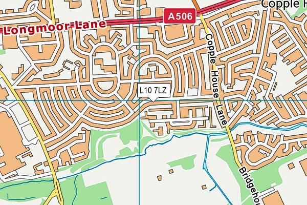 L10 7LZ map - OS VectorMap District (Ordnance Survey) L10 7LZ map - OS VectorMap District (Ordnance Survey)