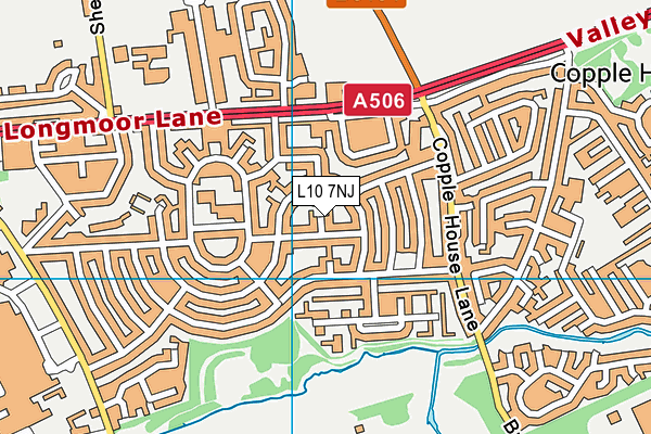 L10 7NJ map - OS VectorMap District (Ordnance Survey) L10 7NJ map - OS VectorMap District (Ordnance Survey)
