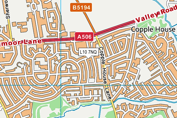 L10 7NQ map - OS VectorMap District (Ordnance Survey)