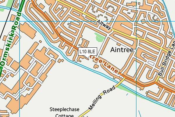 L10 8LE map - OS VectorMap District (Ordnance Survey) L10 8LE map - OS VectorMap District (Ordnance Survey)