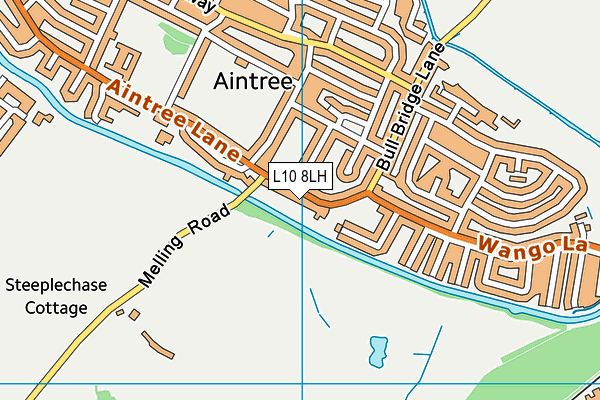 L10 8LH map - OS VectorMap District (Ordnance Survey) L10 8LH map - OS VectorMap District (Ordnance Survey)