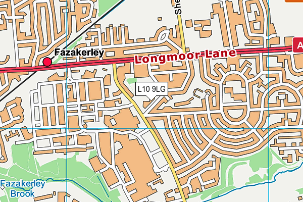 L10 9LG map - OS VectorMap District (Ordnance Survey) L10 9LG map - OS VectorMap District (Ordnance Survey)