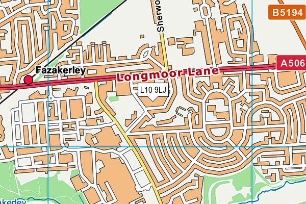 L10 9LJ map - OS VectorMap District (Ordnance Survey) L10 9LJ map - OS VectorMap District (Ordnance Survey)