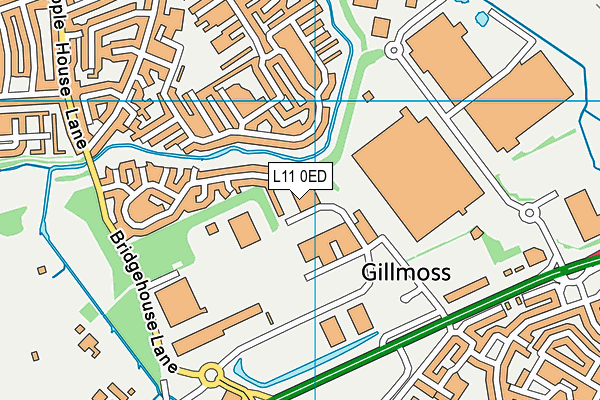L11 0ED map - OS VectorMap District (Ordnance Survey) L11 0ED map - OS VectorMap District (Ordnance Survey)