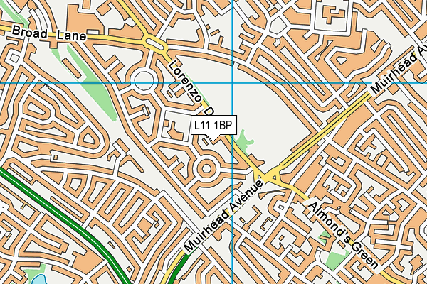 L11 1BP map - OS VectorMap District (Ordnance Survey) L11 1BP map - OS VectorMap District (Ordnance Survey)