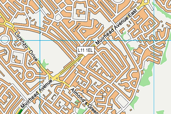 L11 1EL map - OS VectorMap District (Ordnance Survey) L11 1EL map - OS VectorMap District (Ordnance Survey)