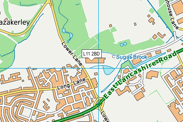 L11 2BD map - OS VectorMap District (Ordnance Survey) L11 2BD map - OS VectorMap District (Ordnance Survey)