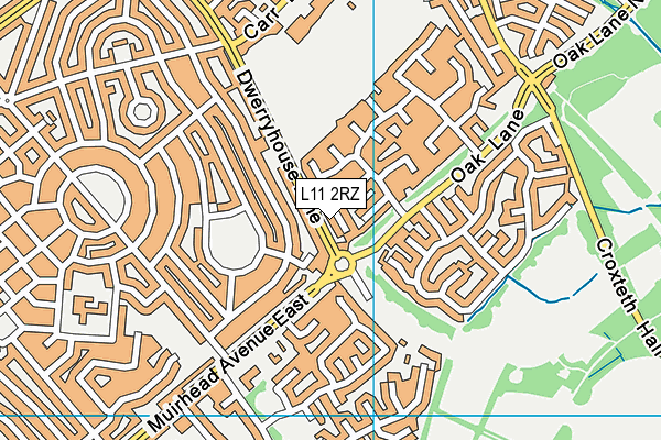 L11 2RZ map - OS VectorMap District (Ordnance Survey) L11 2RZ map - OS VectorMap District (Ordnance Survey)