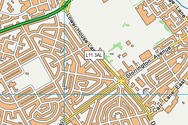 L11 3AL map - OS VectorMap District (Ordnance Survey) L11 3AL map - OS VectorMap District (Ordnance Survey)