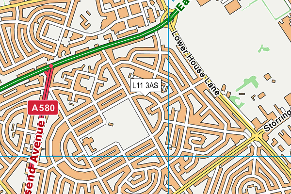 L11 3AS map - OS VectorMap District (Ordnance Survey) L11 3AS map - OS VectorMap District (Ordnance Survey)