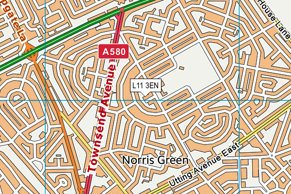 L11 3EN map - OS VectorMap District (Ordnance Survey) L11 3EN map - OS VectorMap District (Ordnance Survey)