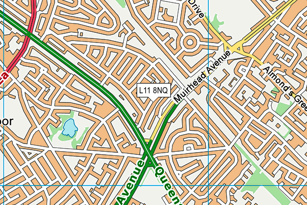L11 8NQ map - OS VectorMap District (Ordnance Survey) L11 8NQ map - OS VectorMap District (Ordnance Survey)