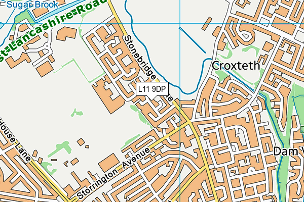 L11 9DP map - OS VectorMap District (Ordnance Survey) L11 9DP map - OS VectorMap District (Ordnance Survey)
