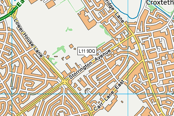 L11 9DQ map - OS VectorMap District (Ordnance Survey) L11 9DQ map - OS VectorMap District (Ordnance Survey)