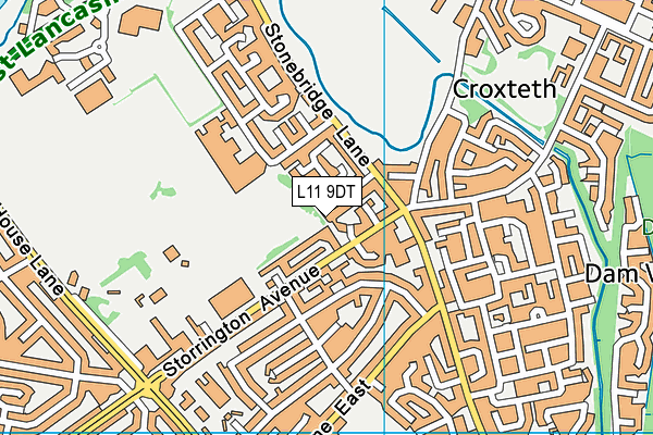 L11 9DT map - OS VectorMap District (Ordnance Survey) L11 9DT map - OS VectorMap District (Ordnance Survey)