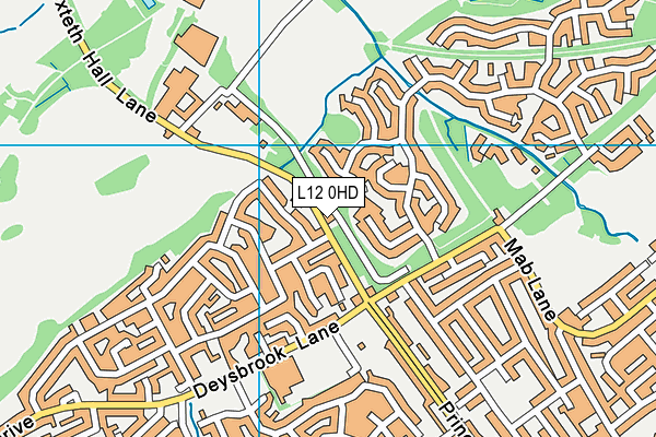 L12 0HD map - OS VectorMap District (Ordnance Survey) L12 0HD map - OS VectorMap District (Ordnance Survey)
