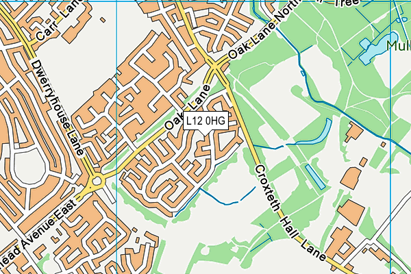 L12 0HG map - OS VectorMap District (Ordnance Survey) L12 0HG map - OS VectorMap District (Ordnance Survey)