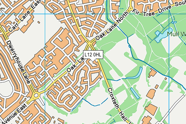 L12 0HL map - OS VectorMap District (Ordnance Survey) L12 0HL map - OS VectorMap District (Ordnance Survey)