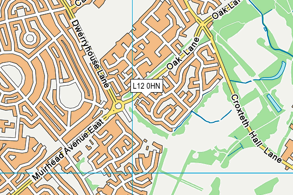 L12 0HN map - OS VectorMap District (Ordnance Survey) L12 0HN map - OS VectorMap District (Ordnance Survey)