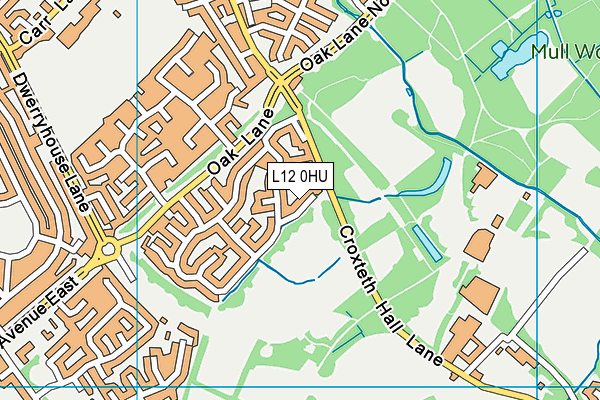 L12 0HU map - OS VectorMap District (Ordnance Survey) L12 0HU map - OS VectorMap District (Ordnance Survey)