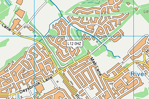 L12 0HZ map - OS VectorMap District (Ordnance Survey) L12 0HZ map - OS VectorMap District (Ordnance Survey)