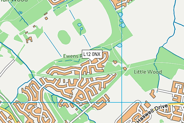 L12 0NX map - OS VectorMap District (Ordnance Survey) L12 0NX map - OS VectorMap District (Ordnance Survey)
