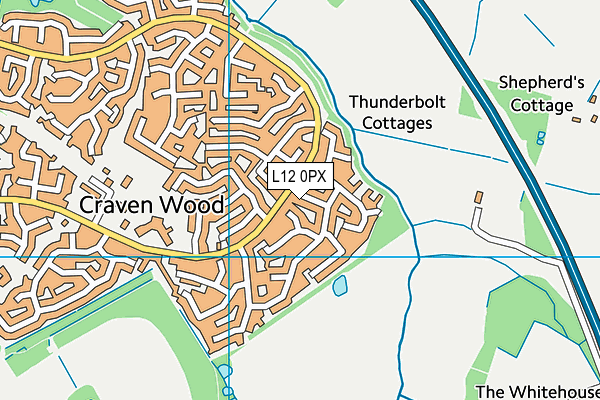 L12 0PX map - OS VectorMap District (Ordnance Survey) L12 0PX map - OS VectorMap District (Ordnance Survey)