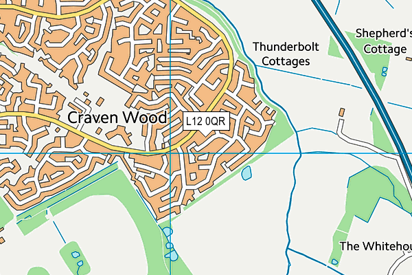 L12 0QR map - OS VectorMap District (Ordnance Survey) L12 0QR map - OS VectorMap District (Ordnance Survey)