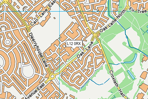 L12 0RX map - OS VectorMap District (Ordnance Survey) L12 0RX map - OS VectorMap District (Ordnance Survey)