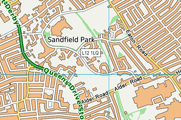 L12 1LQ map - OS VectorMap District (Ordnance Survey)
