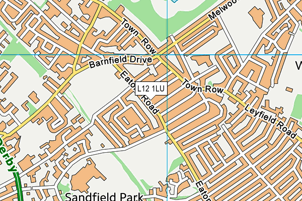 L12 1LU map - OS VectorMap District (Ordnance Survey) L12 1LU map - OS VectorMap District (Ordnance Survey)