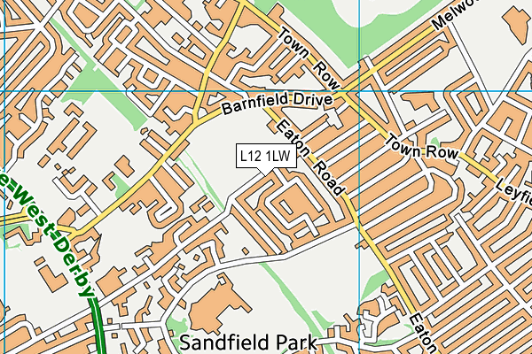 L12 1LW map - OS VectorMap District (Ordnance Survey) L12 1LW map - OS VectorMap District (Ordnance Survey)