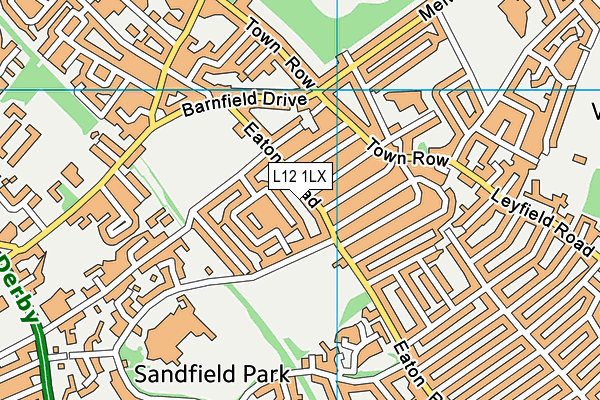 L12 1LX map - OS VectorMap District (Ordnance Survey) L12 1LX map - OS VectorMap District (Ordnance Survey)