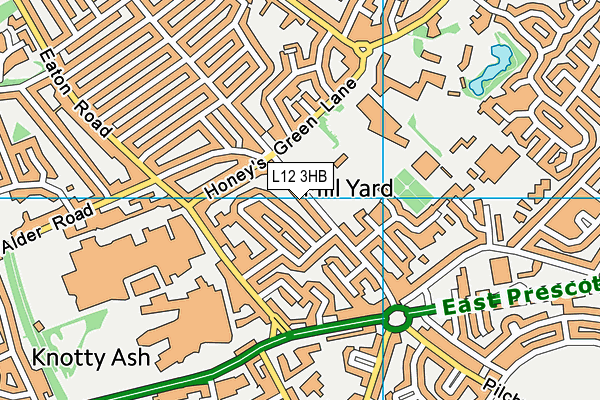 L12 3HB map - OS VectorMap District (Ordnance Survey) L12 3HB map - OS VectorMap District (Ordnance Survey)