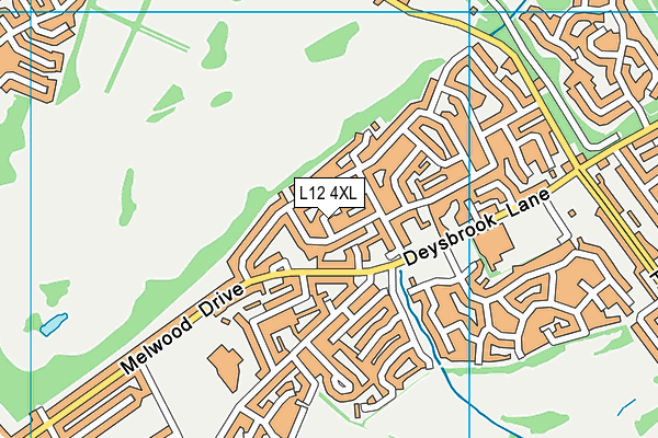 L12 4XL map - OS VectorMap District (Ordnance Survey) L12 4XL map - OS VectorMap District (Ordnance Survey)