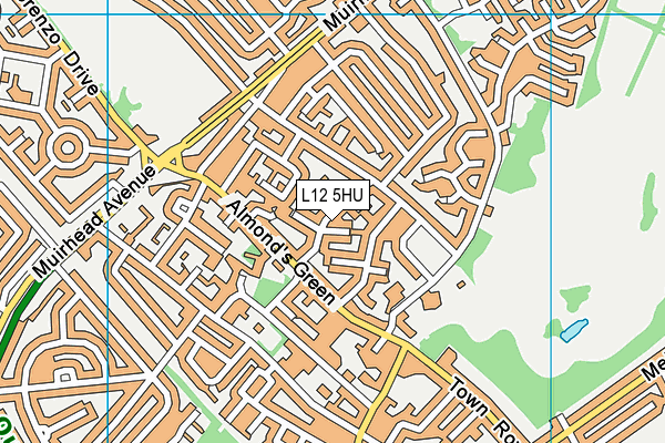 L12 5HU map - OS VectorMap District (Ordnance Survey) L12 5HU map - OS VectorMap District (Ordnance Survey)