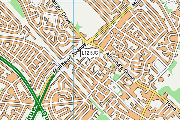 L12 5JG map - OS VectorMap District (Ordnance Survey) L12 5JG map - OS VectorMap District (Ordnance Survey)