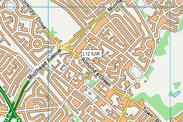 L12 5JW map - OS VectorMap District (Ordnance Survey) L12 5JW map - OS VectorMap District (Ordnance Survey)