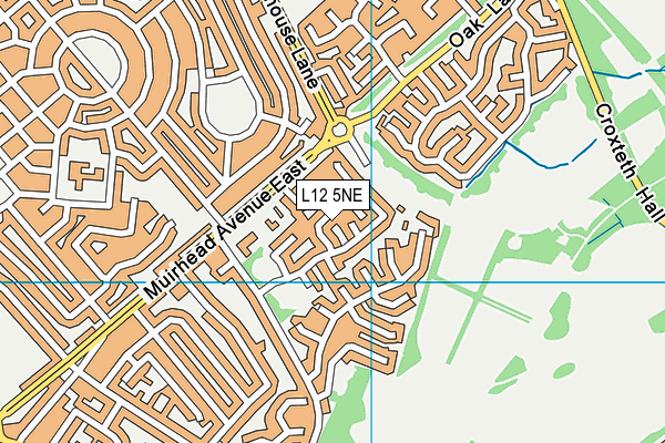 L12 5NE map - OS VectorMap District (Ordnance Survey) L12 5NE map - OS VectorMap District (Ordnance Survey)
