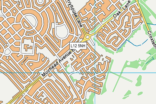 L12 5NH map - OS VectorMap District (Ordnance Survey) L12 5NH map - OS VectorMap District (Ordnance Survey)