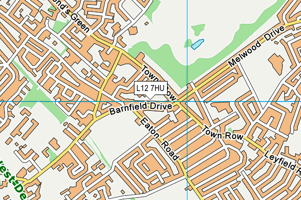 L12 7HU map - OS VectorMap District (Ordnance Survey) L12 7HU map - OS VectorMap District (Ordnance Survey)