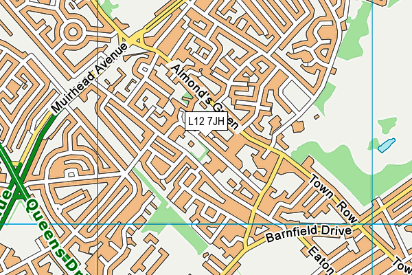 L12 7JH map - OS VectorMap District (Ordnance Survey) L12 7JH map - OS VectorMap District (Ordnance Survey)