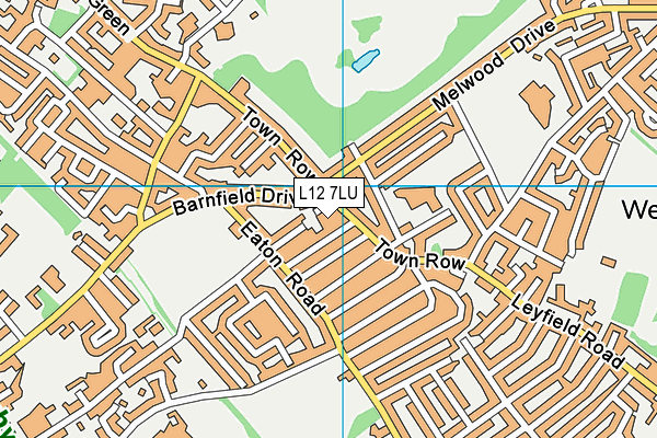 L12 7LU map - OS VectorMap District (Ordnance Survey) L12 7LU map - OS VectorMap District (Ordnance Survey)