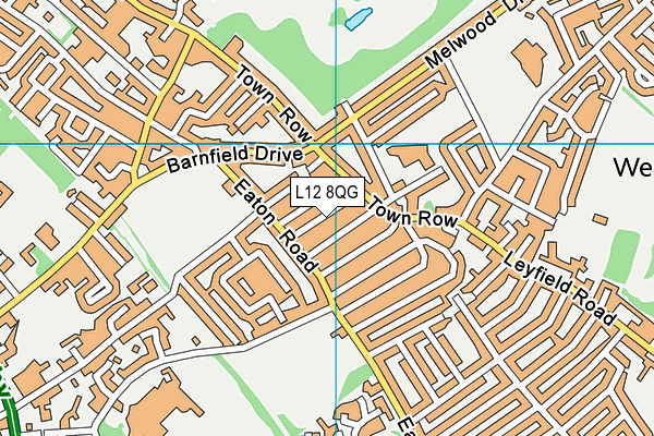 L12 8QG map - OS VectorMap District (Ordnance Survey) L12 8QG map - OS VectorMap District (Ordnance Survey)