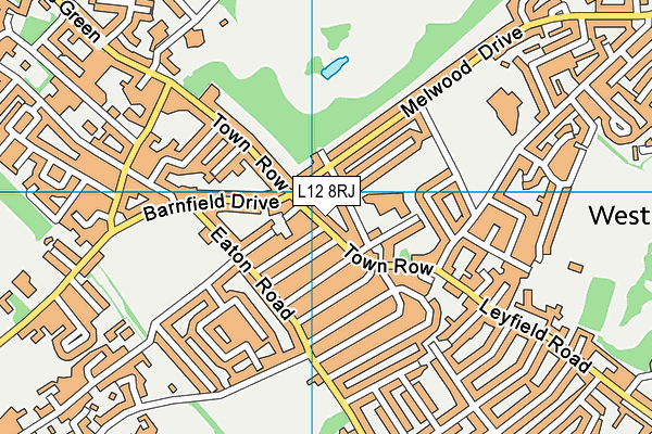 L12 8RJ map - OS VectorMap District (Ordnance Survey) L12 8RJ map - OS VectorMap District (Ordnance Survey)