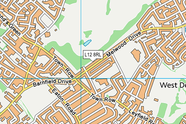 L12 8RL map - OS VectorMap District (Ordnance Survey) L12 8RL map - OS VectorMap District (Ordnance Survey)