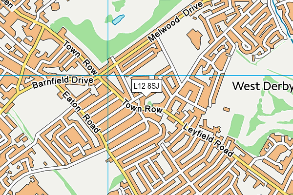 L12 8SJ map - OS VectorMap District (Ordnance Survey) L12 8SJ map - OS VectorMap District (Ordnance Survey)