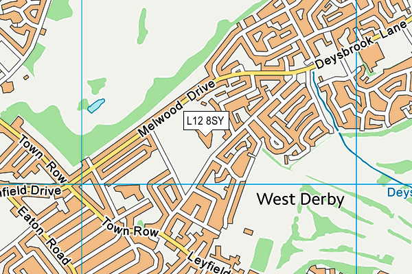 L12 8SY map - OS VectorMap District (Ordnance Survey) L12 8SY map - OS VectorMap District (Ordnance Survey)